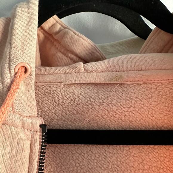 Nike Light Pink Zip Up Baggy Hoodie Womens Size Medium - Picture 8 of 8